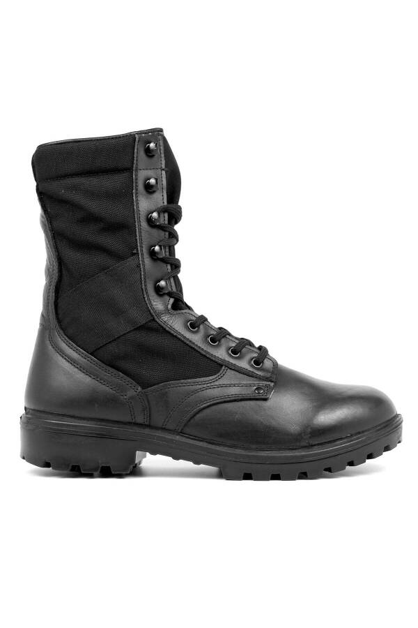 Branded Rubber Military Boots Men Black Oknb58asb - 9