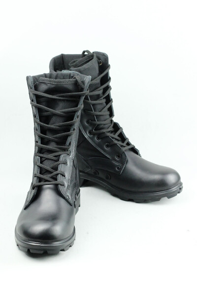 Branded Rubber Military Boots Men Black Oknb58asb - 3