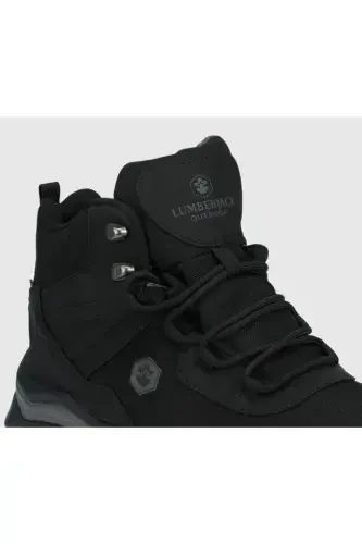 Brandon Men's Black Boots - 5