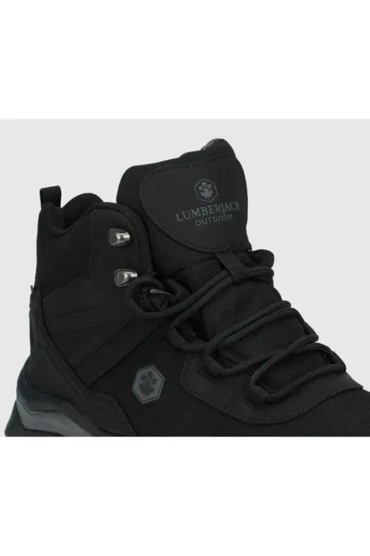 Brandon Men's Black Boots - 5