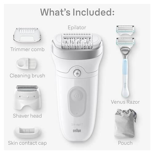 Braun Silk-épil 7 Epilator, Wet & Dry, Lasting Smooth Skin, SE7-141 - 2