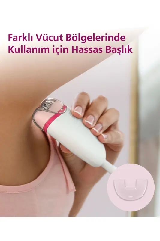 BRE255/05 Corded Epilator, Leg Use, Light Feature, 3 Attachments, 2 Speed Settings - 3