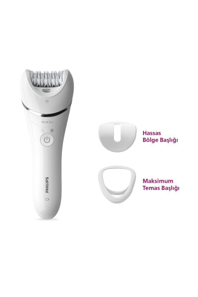 BRE700/05 Epilator (Yuz+Qo'ltiq osti+Bikini hududi+Oyoq) Ho'l-Quruq, Yorug'likli, Simsiz - PHILIPS