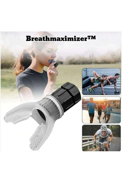 Breathmaximizer (DEMİR AKCİĞER) Nefes Egzersiz Aleti Kondisyon/dayanıklılık Geliştirici (SİYAH) - 31