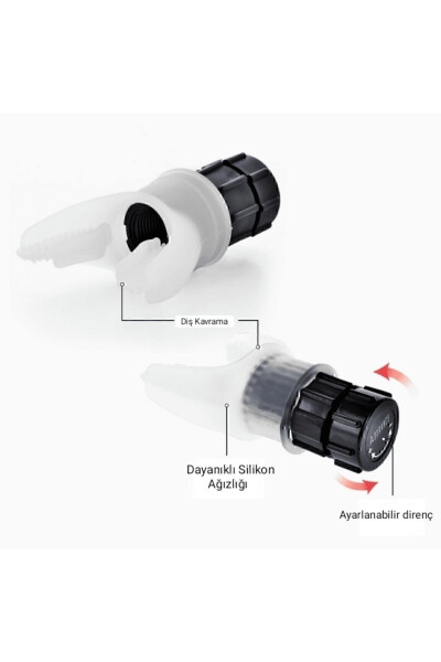 Breathmaximizer (DEMİR AKCİĞER) Nefes Egzersiz Aleti Kondisyon/dayanıklılık Geliştirici (SİYAH) - 32