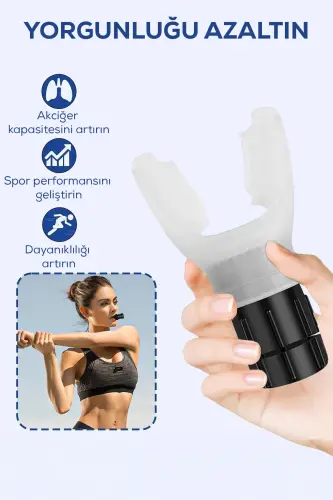 Breathmaximizer nafas olish mashqlari qurilmasi jismoniy holat/chidamlilikni oshirish uchun - 5