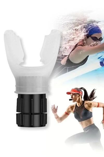 Nefes Egzersiz Aleti Beyaz- Solunum Direnç Cihazı- Kondisyon Ve Akciğer Geliştirici - STORE41