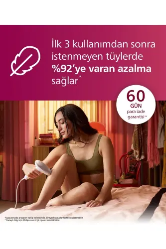 Brı924/00 Lumea Lazer Epilasyon Ipl Tüy Alma Cihazı,çanta Ve Yüz Temizleme Cihazı Hediyeli - 3