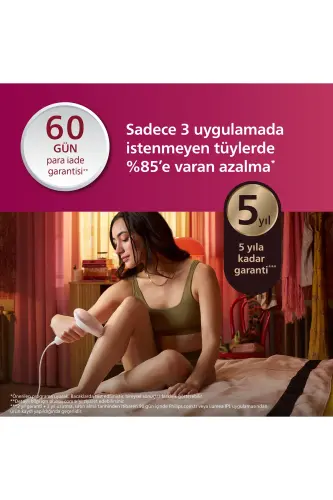 Brı924/00 Lumea Lazer Epilasyon Ipl Tüy Alma Cihazı, Çanta ve Yüz Temizleme Cihazı Hediyeli - 3