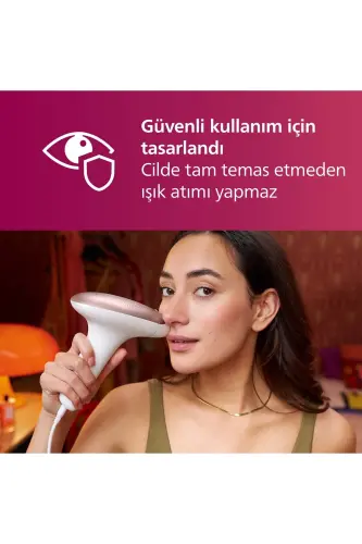 Brı924/00 Lumea Lazer Epilasyon Ipl Tüy Alma Cihazı, Çanta ve Yüz Temizleme Cihazı Hediyeli - 7