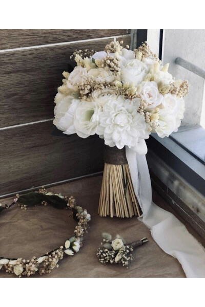 Bridal Bouquet Corsage - GENEL MARKALAR