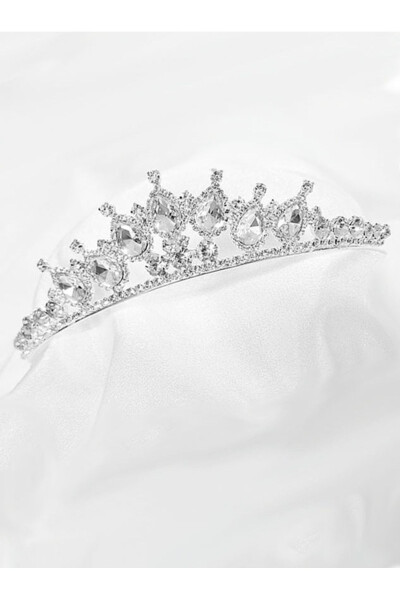 Bridal Crown Wedding Henna and Engagement Crown Delicate Bead Bridal Henna Crown - 3