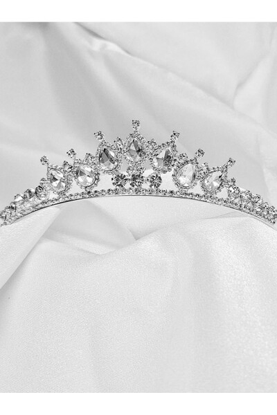 Bridal Crown Wedding Henna and Engagement Crown Delicate Bead Bridal Henna Crown - 6