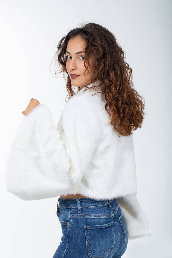 Bridal Dress Fur Bolero - 3
