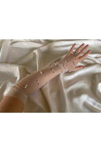 Bridal, Fingerless Gloves Lace Gloves, Wedding Accessory - BBAYS NEW TREND (1)