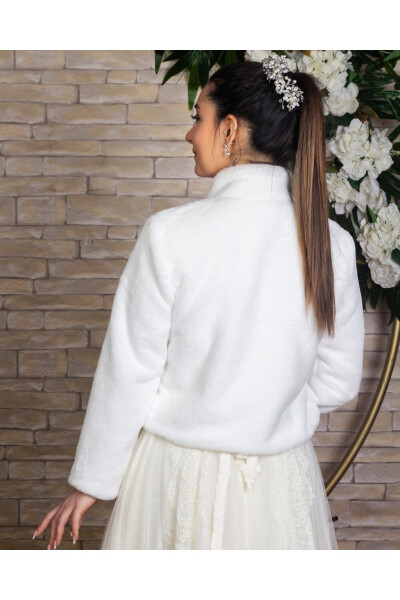Bridal Stole Fur Jacket - 3