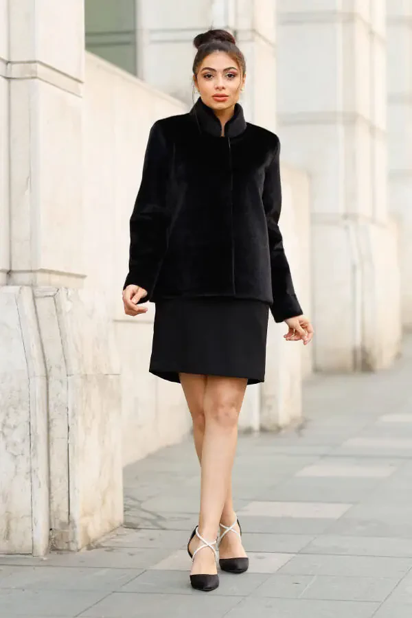 Bridal Stole, Fur, Jacket, Bridal Stole Tail Jacket - 1