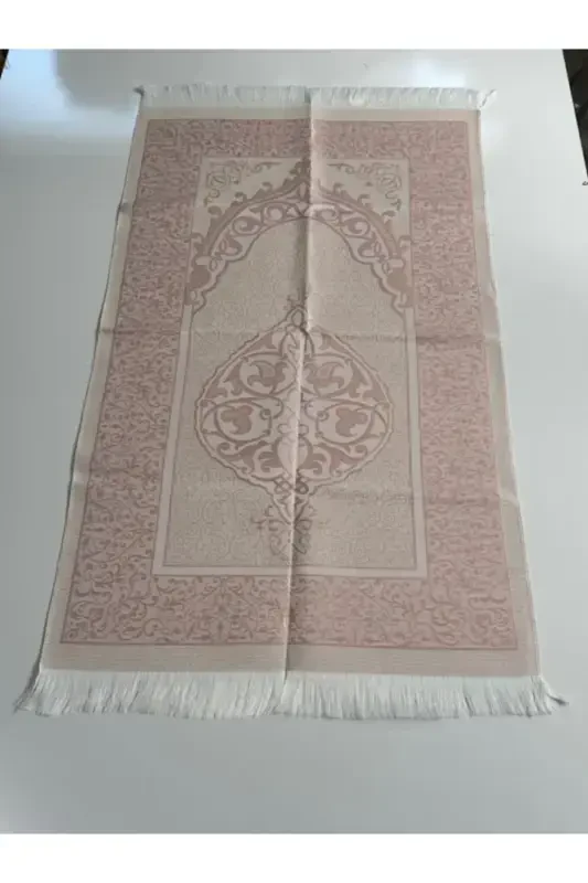 Bridal trousseau prayer rug set-Powder - 4
