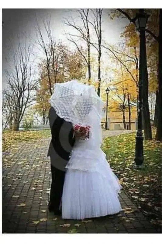 Bridal Umbrella Full Lace 85 cm Diameter - 2