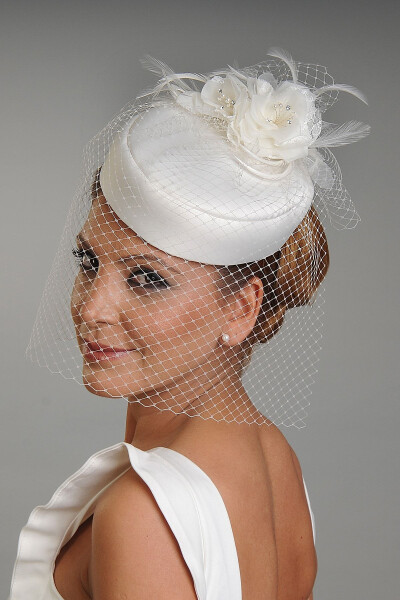 Bridal Wedding Hat - 3