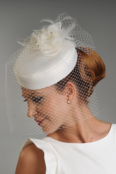 Bridal Wedding Hat - 2