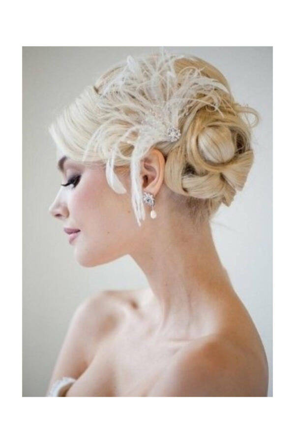 Bridal Wedding Hat, Veil Bridal Cap Wedding Wedding Cap - 1