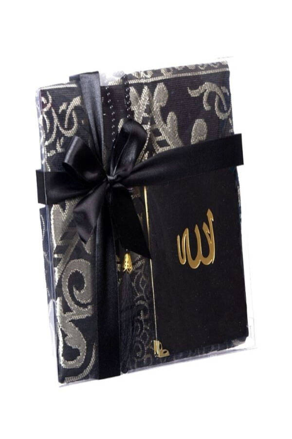 Bride and Groom Baggage Luxurious Prayer Rug Yasin-i Serif Set Marriage Gift Prayer Rug Pearl Rosary - 1