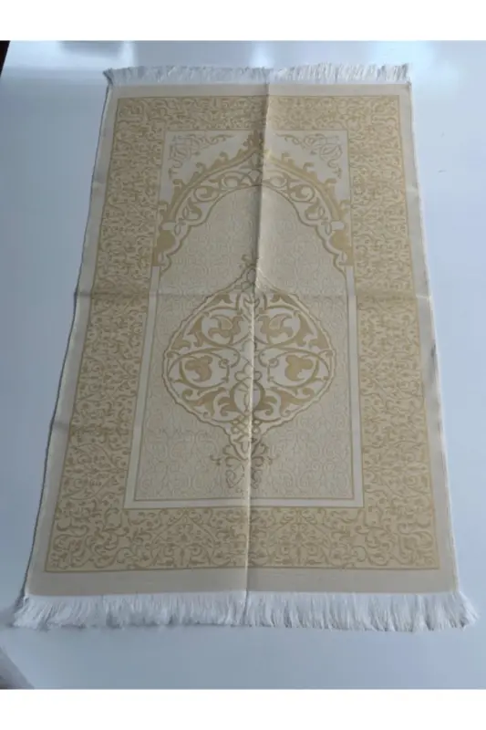 Bride groom bundle prayer rug set-Gold - 7