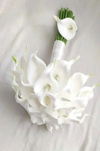 Bride's Bouquet Broken White Wet Gala Collar Flower - FESLEĞEN ÇIÇEK (1)