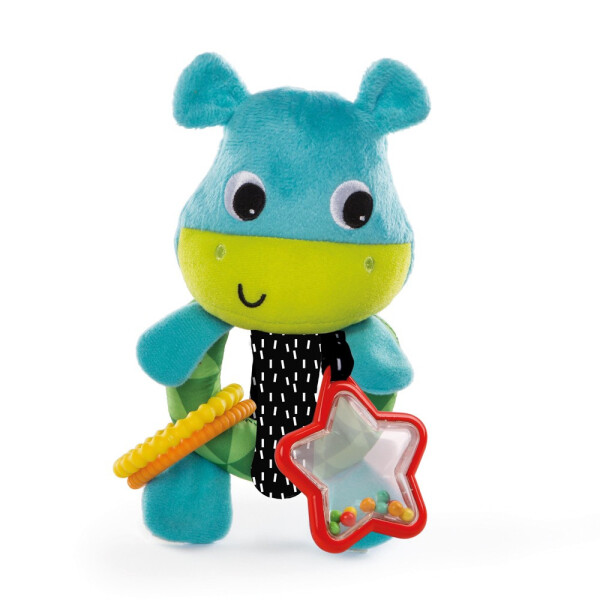 Bright Starts Adorable Rattle & Teether - Hippo - 5