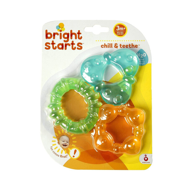 Bright Starts Triple Ring Water Teether - 3