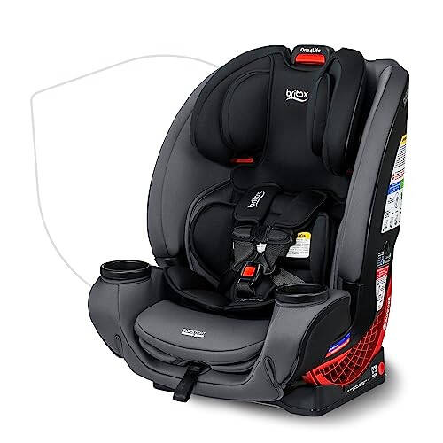 Britax One4Life Dönüştürülebilir Araba Koltuğu Paketi, Arkası/Önü Yüzlü Bebekten Takviyeye Kadar, 5-120 lbs ve 63 in. - 2