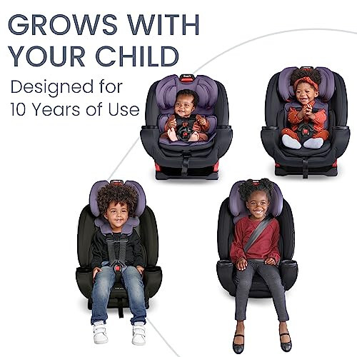 Britax One4Life Dönüştürülebilir Oto Koltuğu Paketi, 5-120 lbs Arası 10 Yıl Kullanım, Arkasına/Önüne Yönelik Bebekten Takviye Koltuğa - 6