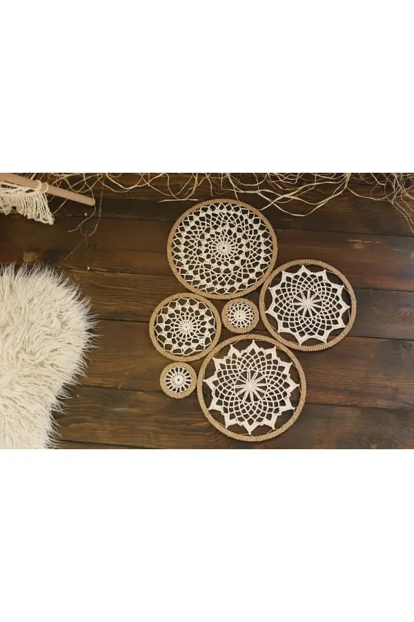 Britishome Six-Piece Bohemian Wall Decor - Dream Catcher - 4