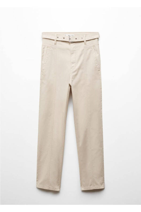 Брюки джинсовые slouchy с заниженной талией - 3