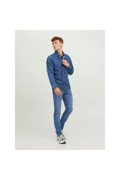 Брюки JACK&JONES 12243592 GLENN ORIGINAL SQ 223 NOOS 5-карманные из эластичной джинсовой ткани - 2