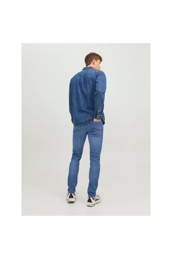 Брюки JACK&JONES 12243592 GLENN ORIGINAL SQ 223 NOOS 5-карманные из эластичной джинсовой ткани - 5