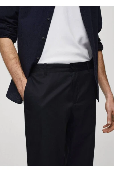 Брюки Slim Fit из 100% хлопка - 7