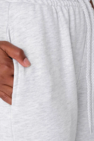 Брюки спортивные с манжетами Эшф9430-h1h6-Кар Меланж - 3