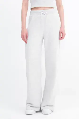 Брюки спортивные широкие с резинкой на талии Eşf10308-p10 - 5