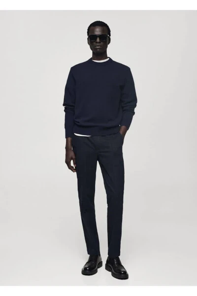 Брюки в клетку из 100% хлопка - 3