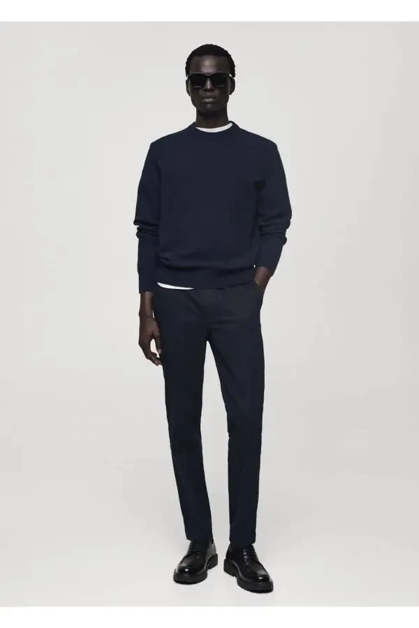 Брюки в клетку из 100% хлопка - 3