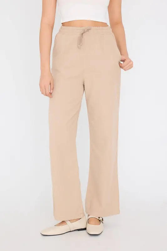 Брюки Wide Leg с поясом PN5118-PNC-Vizon - 5