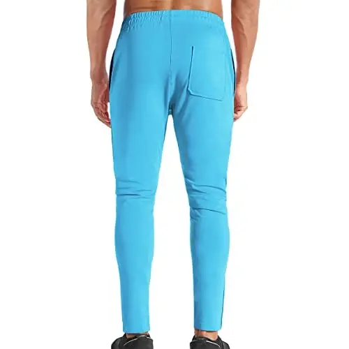 BROKIG Men's Zip Joggers Casual Gym Workout Track Pants - BROKIG (1)