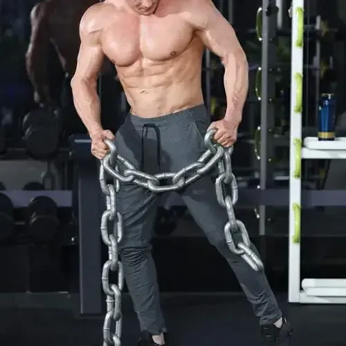 BROKIG Mens Zip Joggers Shim - Kundalik sport zalida mashq qilish uchun shim, qulay tor kesimli toraygan sport shimlar cho'ntaklar bilan - 4