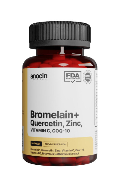 Bromelain Ananas + Kuersetin + Çinko + COQ-10 + C Vitamini Süper Bromelain Formülü - 2