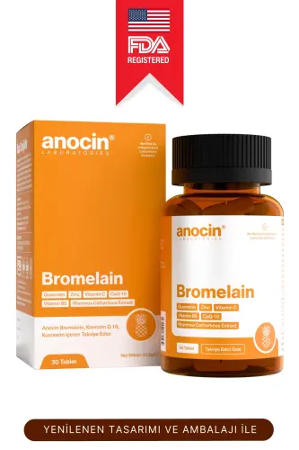 Bromelain Ananas + Kuersetin + Sink + COQ-10 + S vitamini Super Bromelain Formula - 3