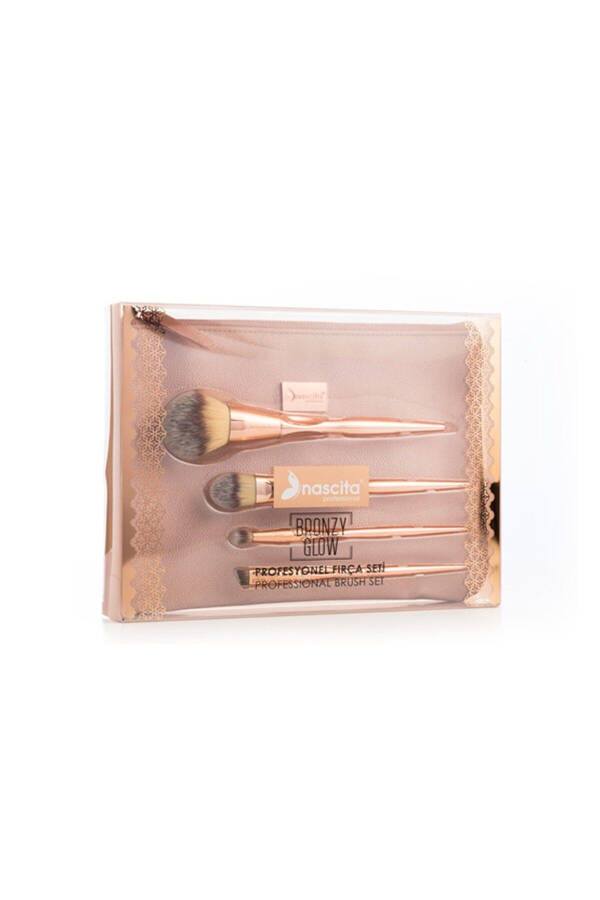 Bronzy Glow 4 Piece Professional Brush Set - 6