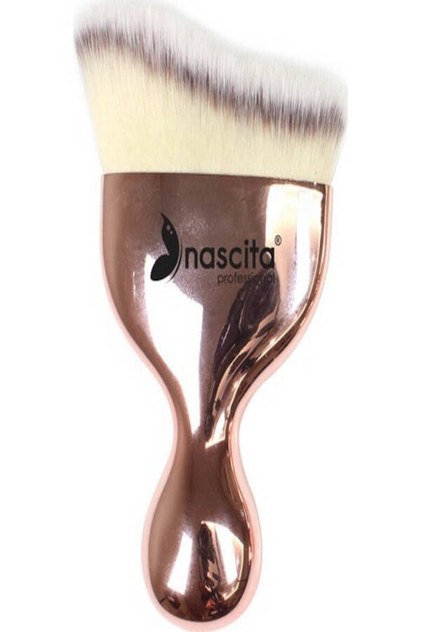 Bronzy Glow Qisqa Tutqichli Burchak Kontur Cho'tkasi - 2
