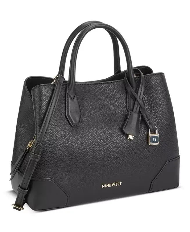 Brooklyn Jet Set Satchel-Black - 3